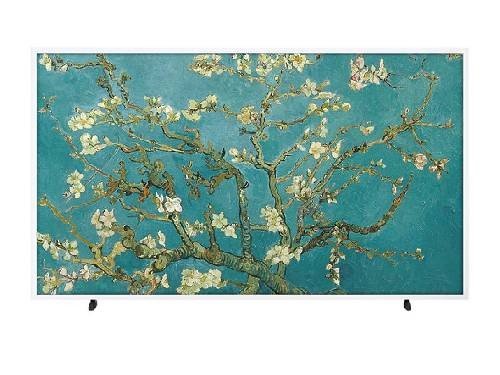 Televisor 55"Samsung The Frame Art Mode 4K Smart QLED+ Marco Blanco