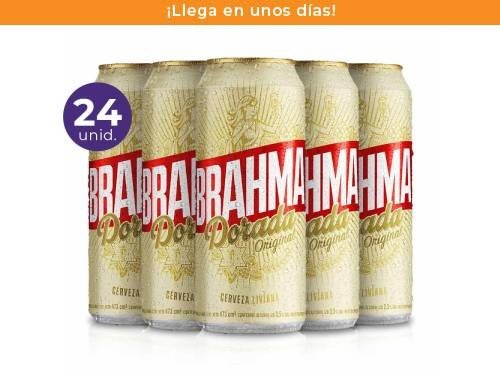 Pack: 24 Brahma Dorada 473ml