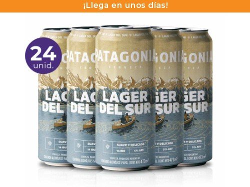 Pack: 24 Patagonia Lager del Sur 473ml