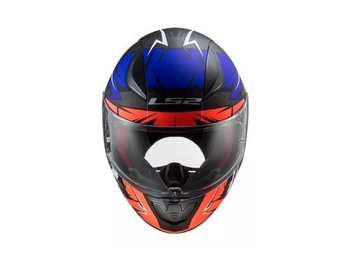 Casco para Moto Integral Ls2 FF353 Rapid Cromo Naranja Azul Size L