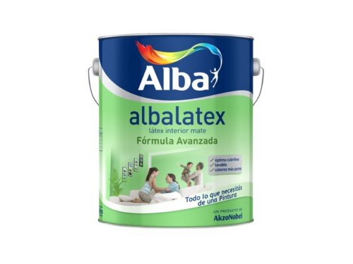 Pintura Para Interior Látex Lavable Blanco Mate Albalatex 20 Litros