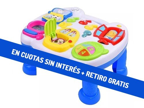 Mesa Didáctica Musical Bebe Luces Sonidos Móvil Cuna Pf21