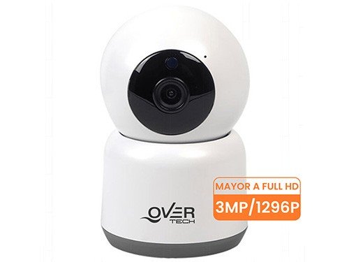 Camara De Seguridad Overtech Wifi Ov-58ip Full Hd 3mp 3x Color Blanco