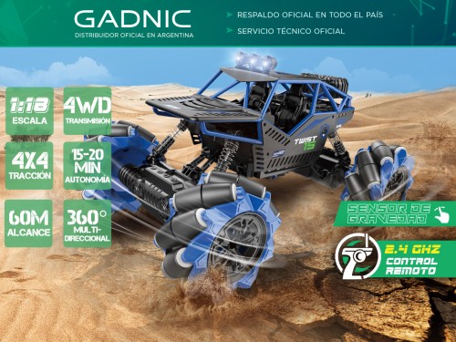 Auto a Control Remoto Gadnic Twist 15 Camioneta Monster Truck 4X4