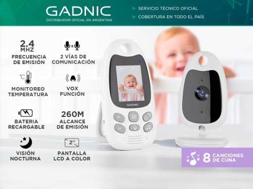 Baby Call Camara Monitor Seguridad Bebes Intercomunicador