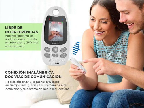 Baby Call Camara Monitor Seguridad Bebes Intercomunicador