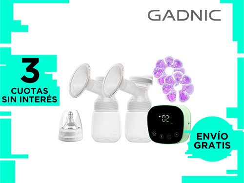 Sacaleche Eléctrico Doble Capacidad Mawe By Gadnic Extractor de Leche