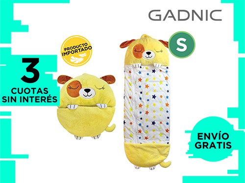 Bolsa De Dormir Gadnic Happy Bag Para Niños Peluche Y Almohada