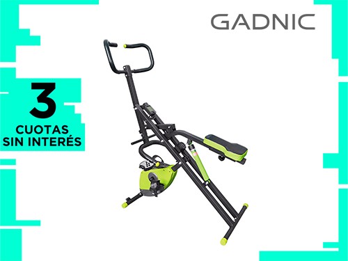 Bicicleta Magnética Gadnic Extreme Pro 2en1 con Ejercitador Para Abdom