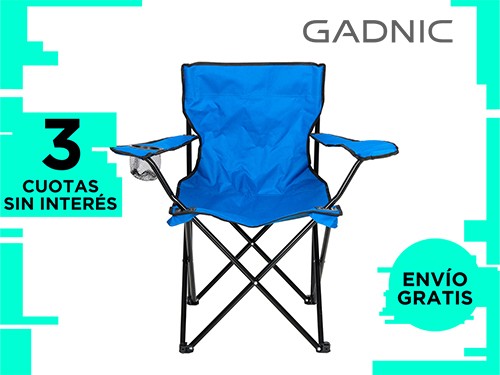 Silla Plegable Gadnic Camping Director Pesca Reforzada