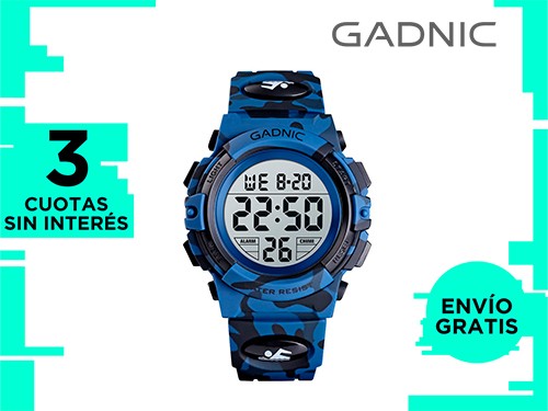 Reloj Digital Para Niños Gadnic Deportivo Resistente Al Agua