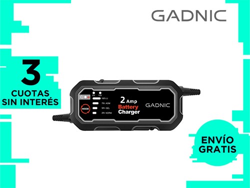 Cargador de Batería Inteligente Gadnic Para Auto