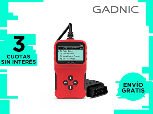 Scanner Automotriz Multimarca Gadnic VA44 OBD2 Universal Diagnóstico