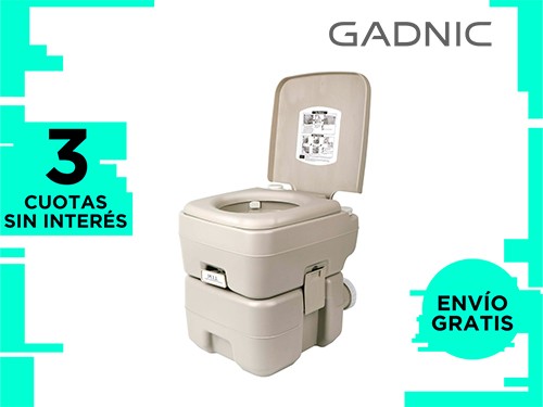 Inodoro Portátil Químico INOP 2.0 Gadnic 20 Litros