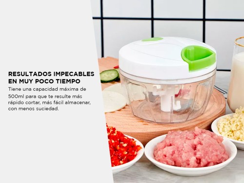 Cortador de Verdura Manual Gadnic C9E 900ml Picador de Alimentos