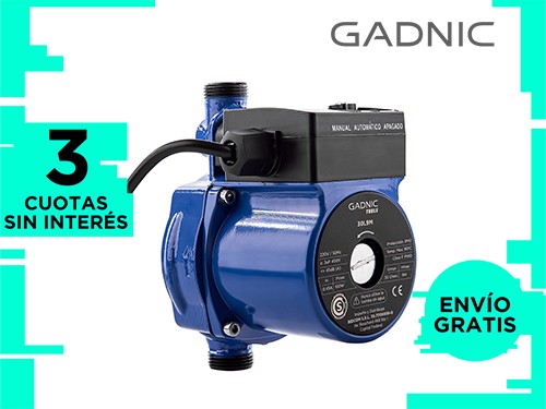 Bomba Presurizadora Gadnic 30L9M Elevadora 9mts 30lt/min 100w Automáti