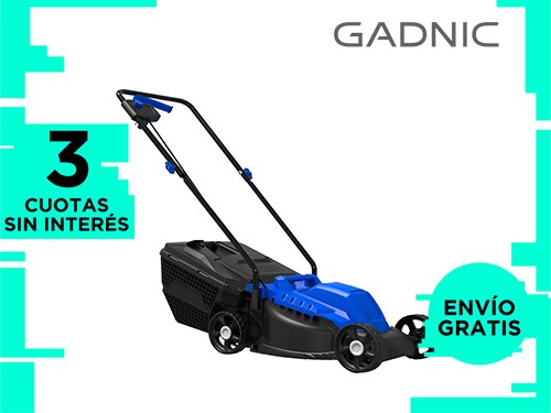 Cortadora de Pasto Gadnic Mower 1300 1200w 30Lts 220v