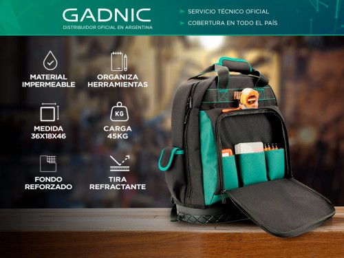 Mochila Portaherramientas Gadnic Carga Máx 45 kg