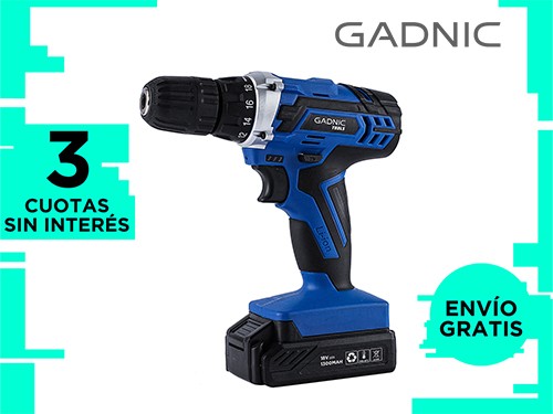 Destornillador Eléctrico 18V Gadnic D18 Recargable