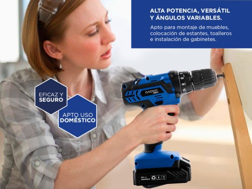 Destornillador Eléctrico 12V Gadnic D12 PRO Recargable