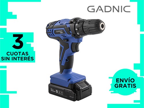 Destornillador Eléctrico 12V Gadnic D12 PRO Recargable