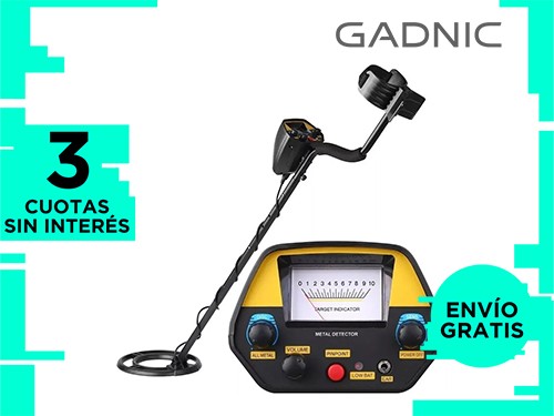 Detector de Metales Gadnic Profesional Alta Sensibilidad