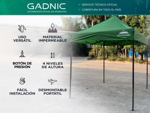 Gazebo Sin Paredes Gadnic 2x2 mts Impermeable