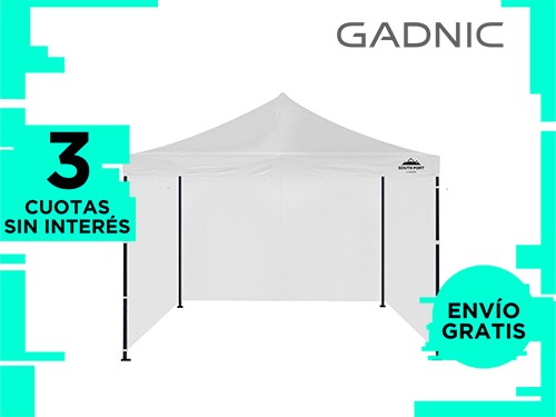 Gazebo Gadnic 3X3M-45 Plegable 3x4,5mt Reforzado Impermeable + Bolso