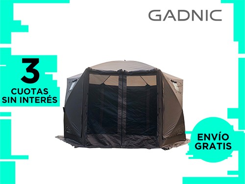 Gazebo Mosquitero Gadnic GZBO9 Hexagonal Con Ventana