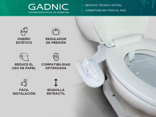 Bidet Para Inodoro Gadnic Agua Friacaliente