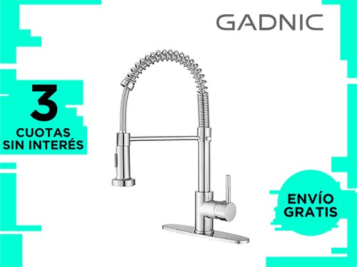 Griferia Extensible Para Cocina Gadnic Canilla Monocomando