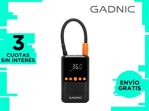 Inflador Inalambrico Gadnic 12V 4000mAh Compacto