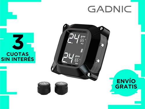 Tpms Sensor de Presión Y Temperatura Gadnic Con Sensores Externos Para