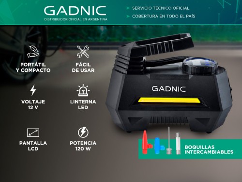 Compresor Inflador de Aire Gadnic IN304 150PSI