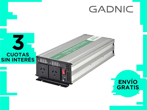 Inversor Onda Pura Corriente Gadnic IV-15 2000w