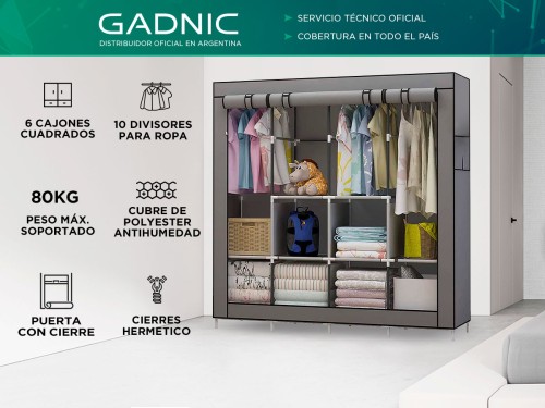 Armario Mueble Organizador Gadnic SHR19 Ropa Zapatos Accesorios