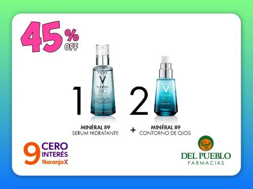 Combo Vichy Mineral 89 50 ml + Contorno de Ojos 15 ml