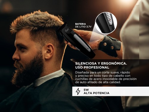 Máquina de Cortar Pelo Gadnic T900+ Patillera Uso Profesional