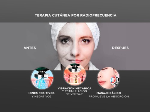 Masajeador Facial Radiofrecuencia Gadnic CPLED1 Rejuvenecedor