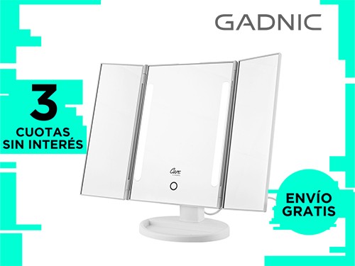 Espejo Maquillaje Tactil Gadnic Luces Led