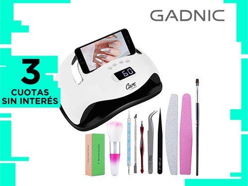 Cabina Uñas LED UV Gadnic Lampara Secador de Uñas Acrílicas Con Ranura