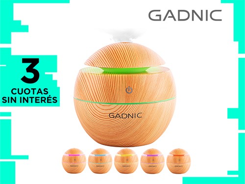 Difusor Gadnic Humidificador Aromatizante para Aceites 130mL Bamboo