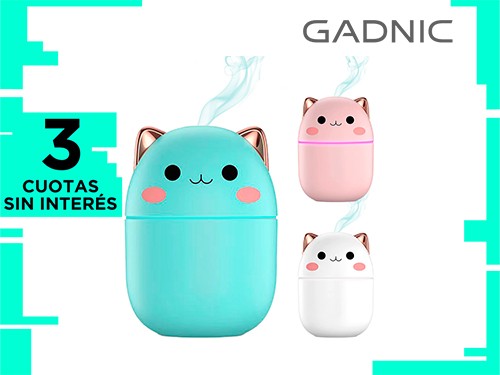 Humidificador Aromático Gadnic Gatito LED