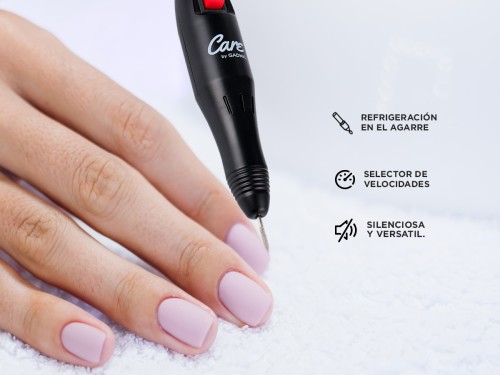 Torno Para Uñas Care By Gadnic T20K Manicura Profesional + Brocas Y Li