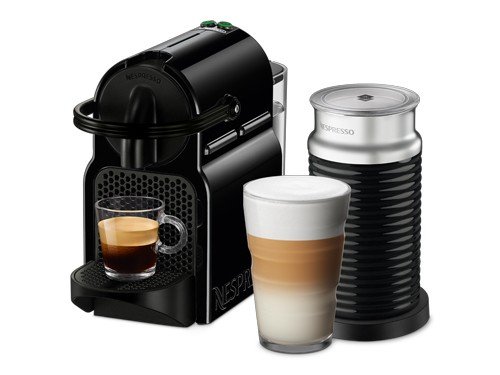 Cafetera Nespresso Essenza Inissia Negra + Espumador Aeroccino 3