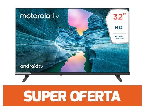 SMART DLED ANDROID TV MOTOROLA 32" PULGADAS HD MT3200