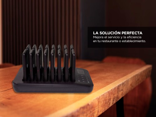 Llamador de Servicio Pager Gadnic Para Restaurante Gastronomía x16