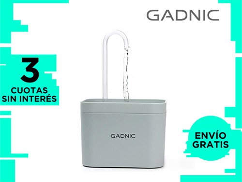 Bebedero Fuente Para Beber Automático Gadnic PET09 Recirculación de Ag