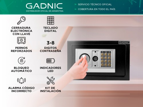 Caja Fuerte Digital E20 Gadnic