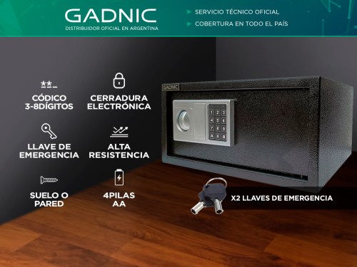 Caja Fuerte de Seguridad Gadnic Cerradura electrónica